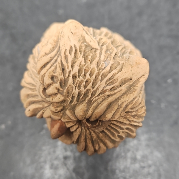 Vtg 1979 UNITED DESIGN HANDMADE BROWN OWL CLAY POTTERY FIGURINE 3/83 - Picture 3 of 7